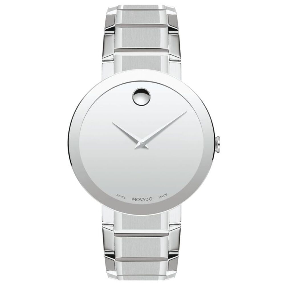 Movado Men's Classic Silver Dial Watch - 607178